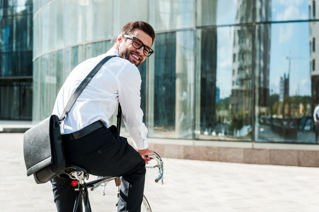 Mit dem Fahrrad zur Arbeit